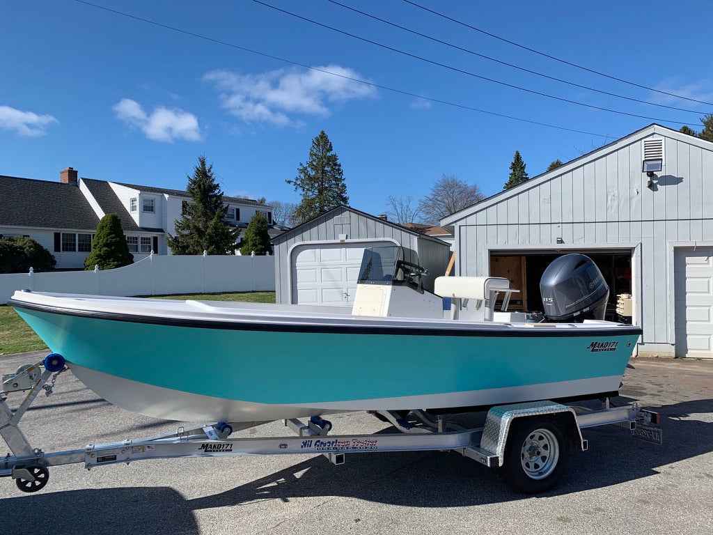 Starboard Leaning Post with Rod Holders - side view with pedestal mount