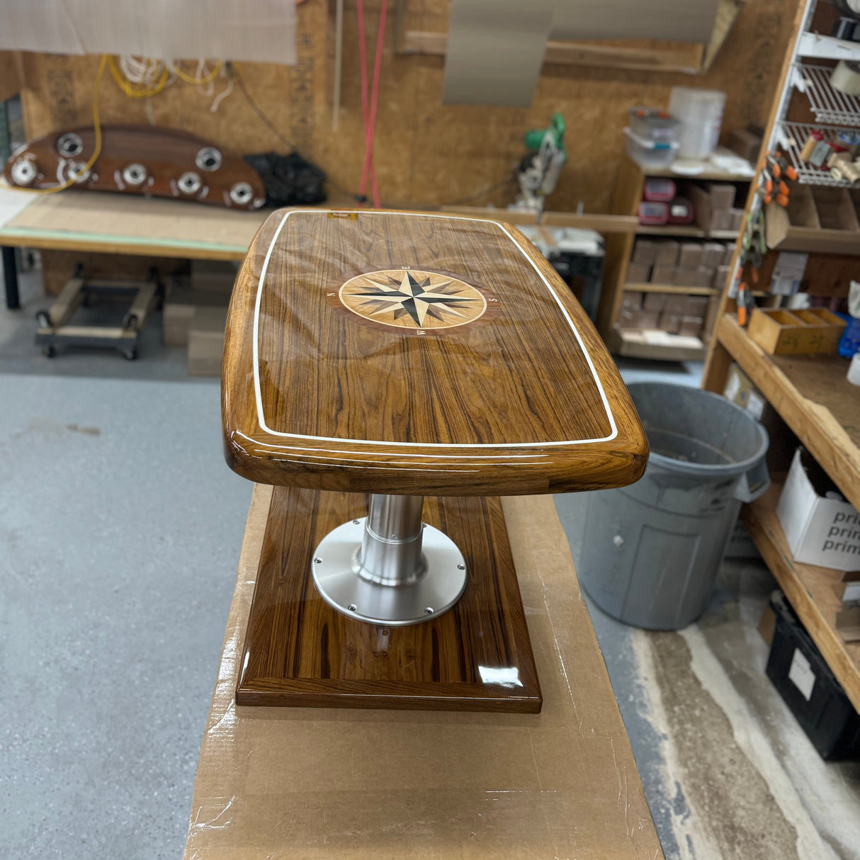 Table Top Curved Edge - Barrel Style