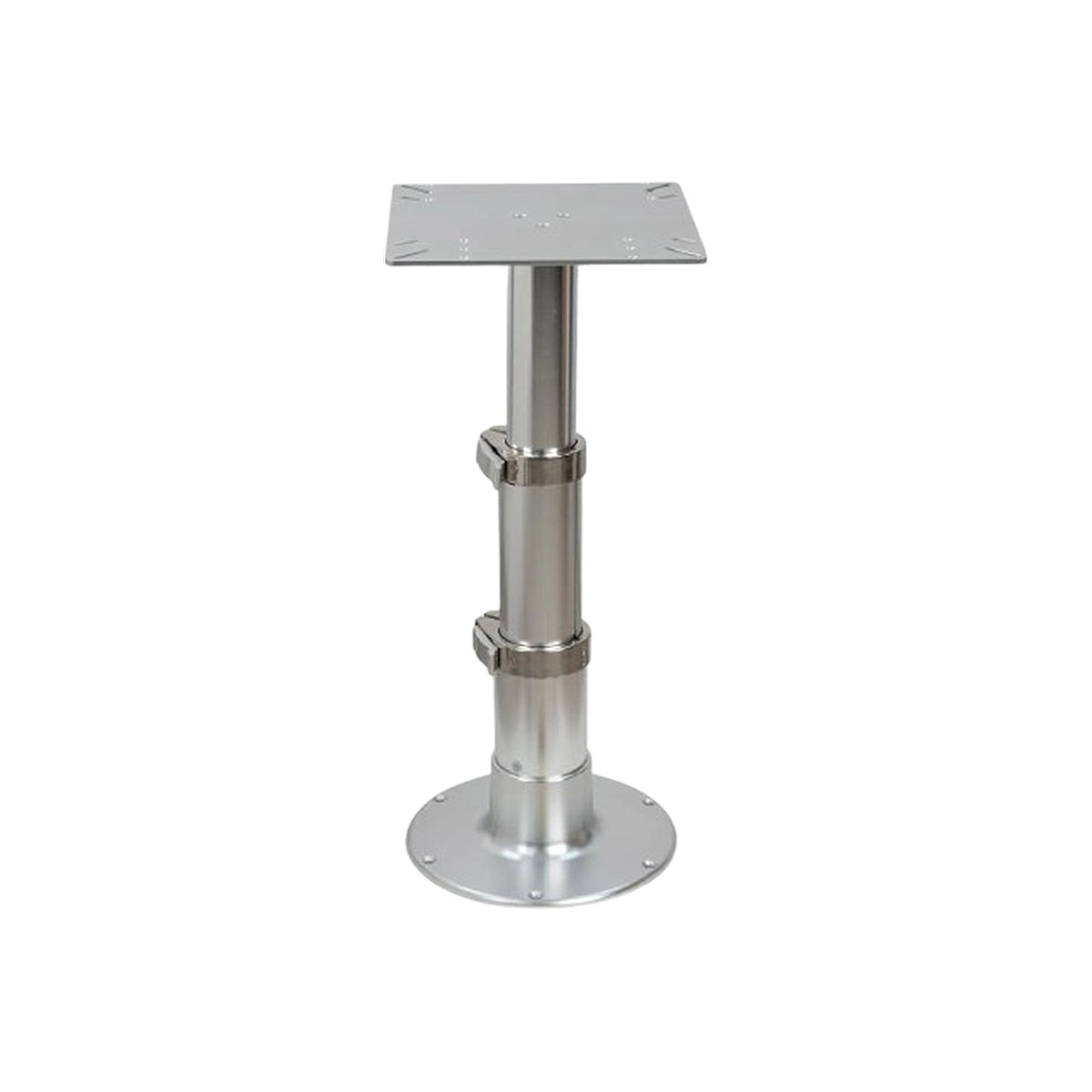 3 Stage Brite Dip Pneumatic Adjustable Table Pedestal - Arrigoni custom boat table