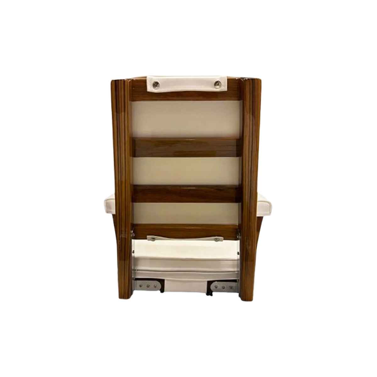4 Rung Teak Ladderback - craftsmanship detail by Arrigoni Design Connecticut