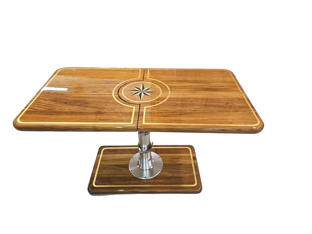 Nautical Fold-Over Leaf Table Top - Single Fold-Over Design