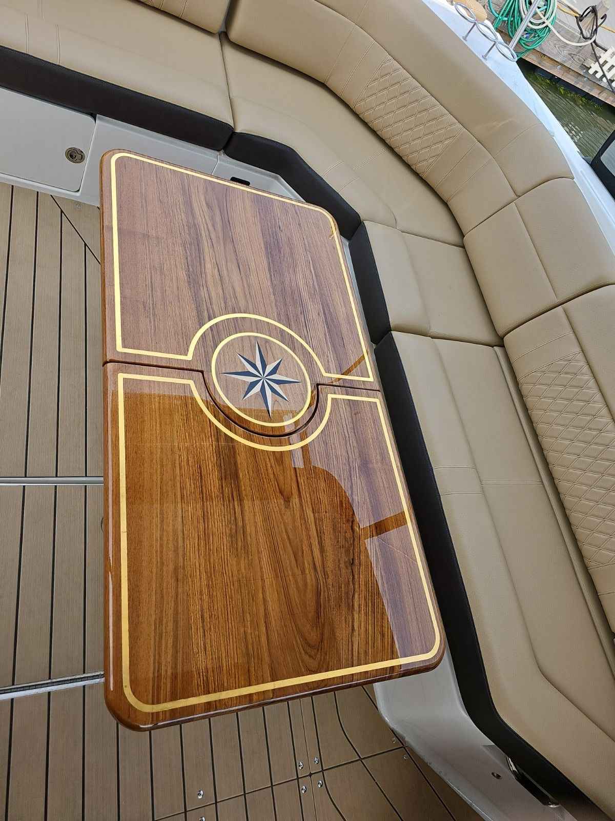 Nautical Fold-Over Leaf Table Top - Single Fold-Over Design