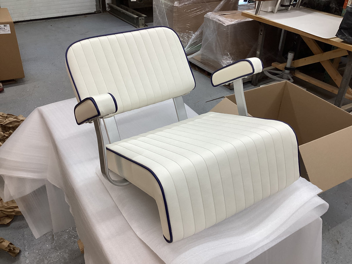 Starboard Leaning Post Frame with Permanent Backrest (LPBR)