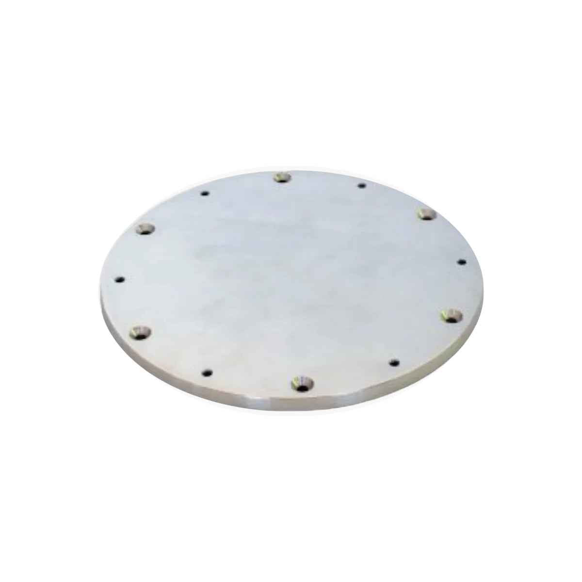 Deck Plate 12" Aluminum - installed flush in boat deck