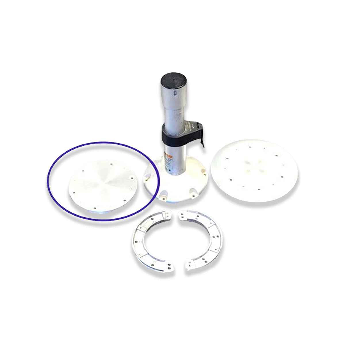 Deck Plate, 9" Aluminum - Arrigoni marine deck plate