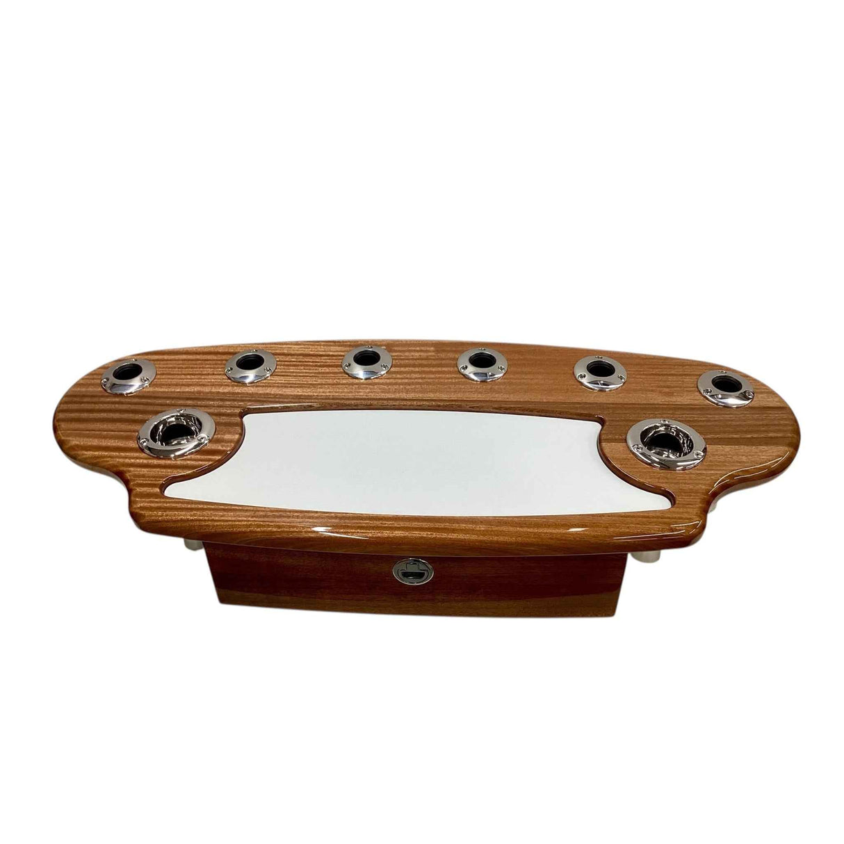8 Rod Teak Frame Rocket Launcher - stainless steel hardware
