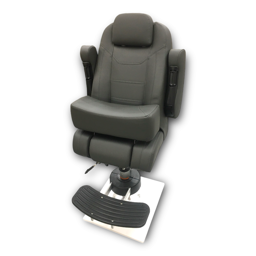 Highback Bolster Seat - marine-grade vinyl upholstery