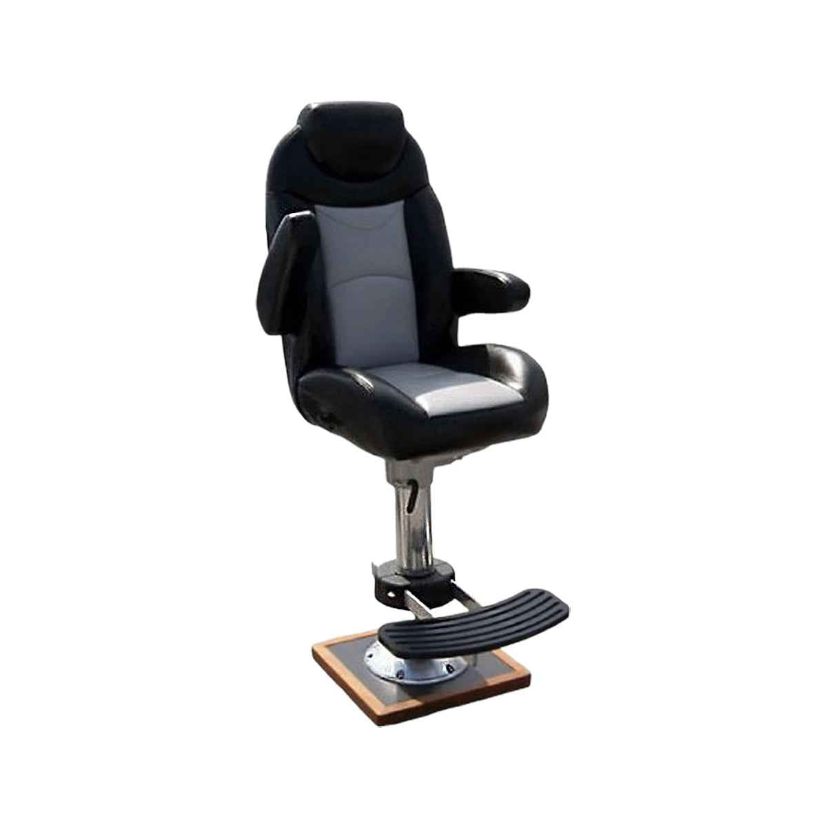 Luxury Highback Helm Seat - Arrigoni custom boat helm seat