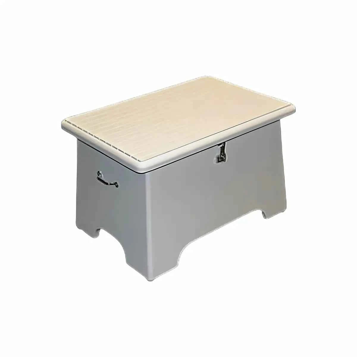 Poly Top Step Box Cabinet - Arrigoni custom marine cabinet