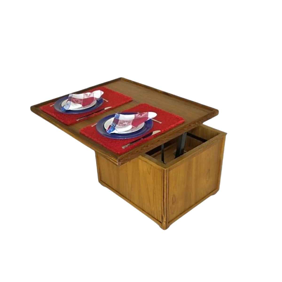 Pull-Up Hi-Low Storage Table - Arrigoni custom boat table