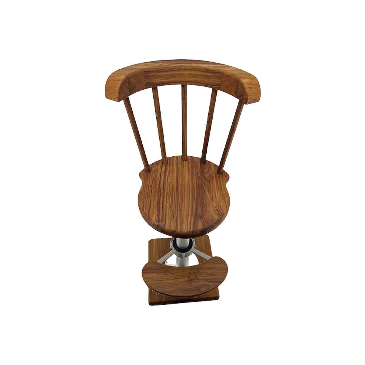 Round Barstool with Dowel Back - Arrigoni marine barstool