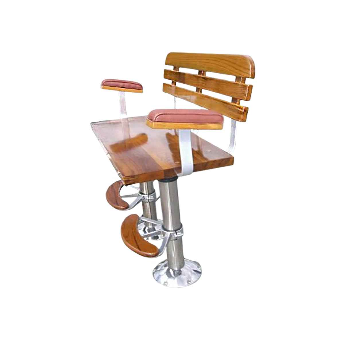 Teak Double Wide Ladderback - teak construction