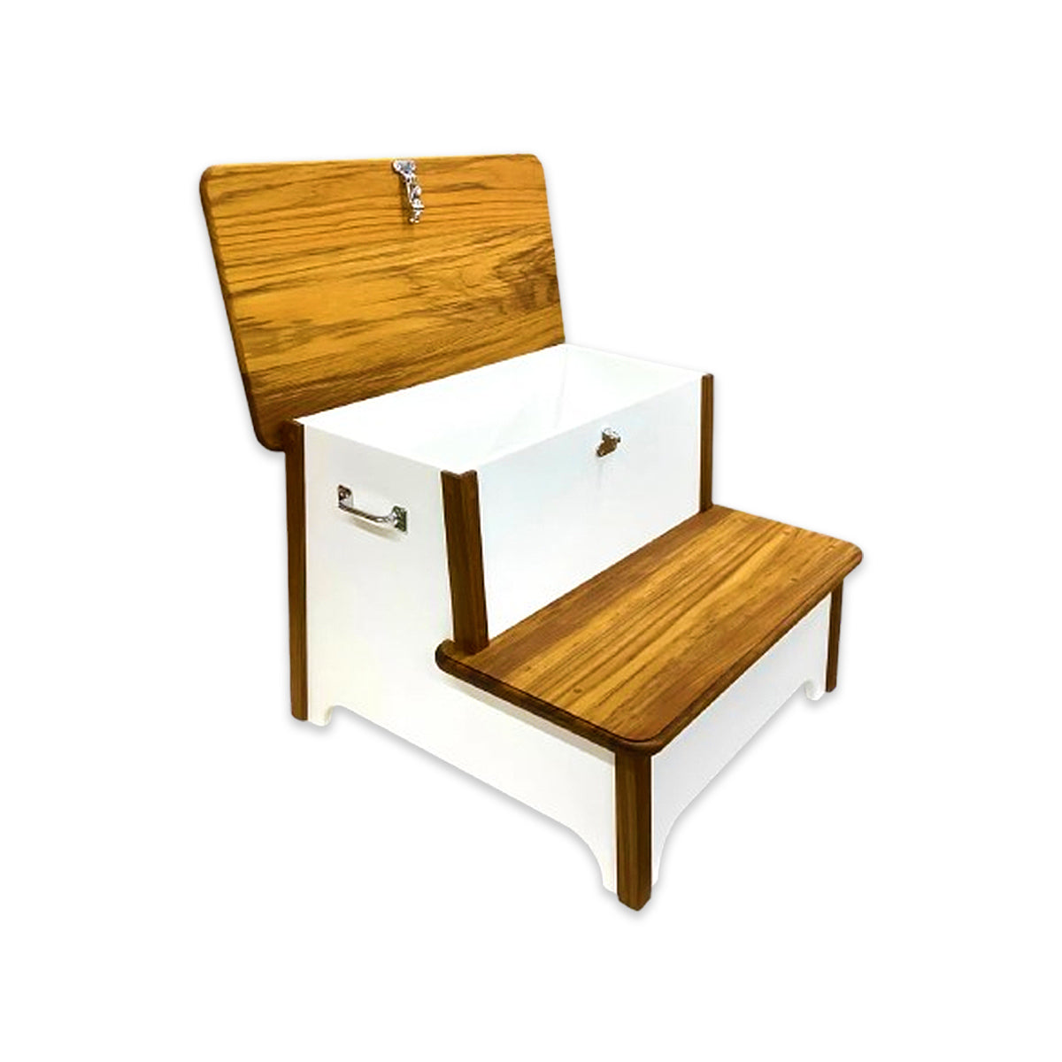 Teak Top Double-Step StepBox