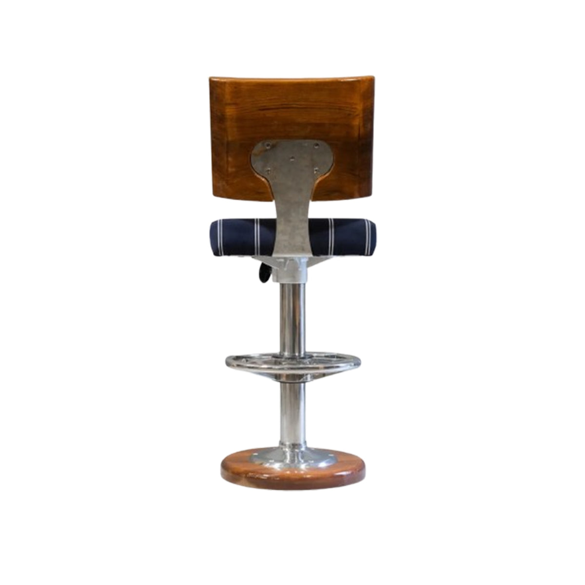 Upholstered Teak Backrest Barstool (BSS-UP)
