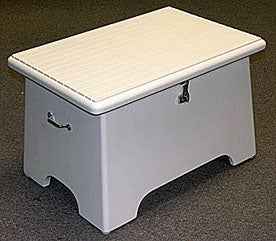 Poly Top Step Box Cabinet - teak and King Starboard construction
