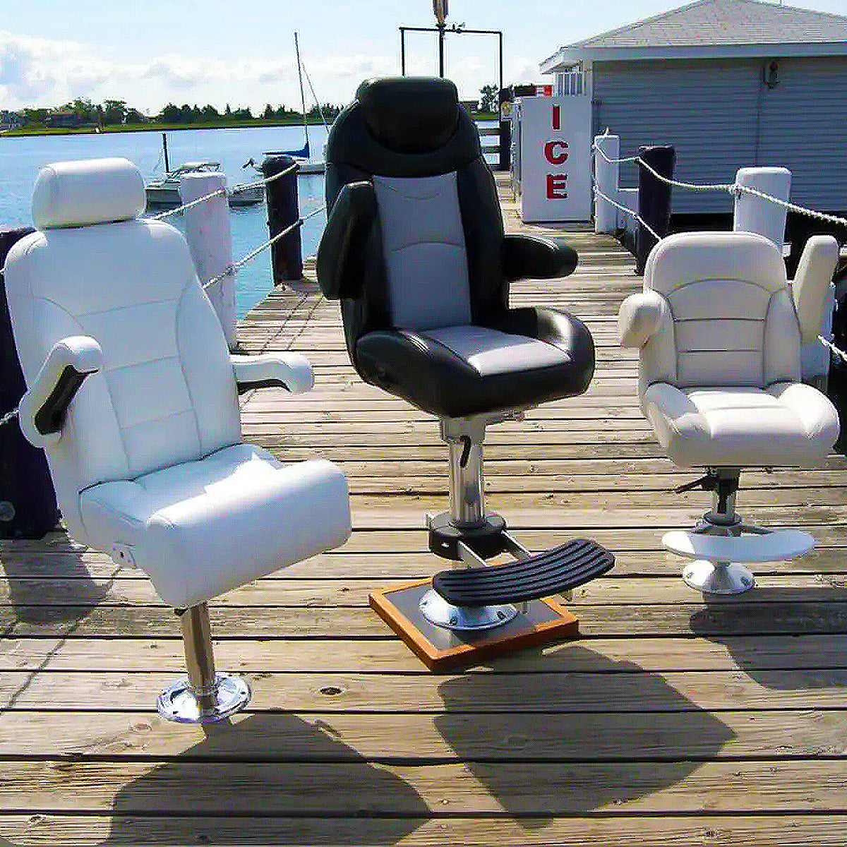 Custom Boat Helm Seats & Captain Chairs | Arrigoni Design