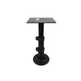 3 Stage Black Pneumatic Adjustable Table Pedestal – (AJF-2B)