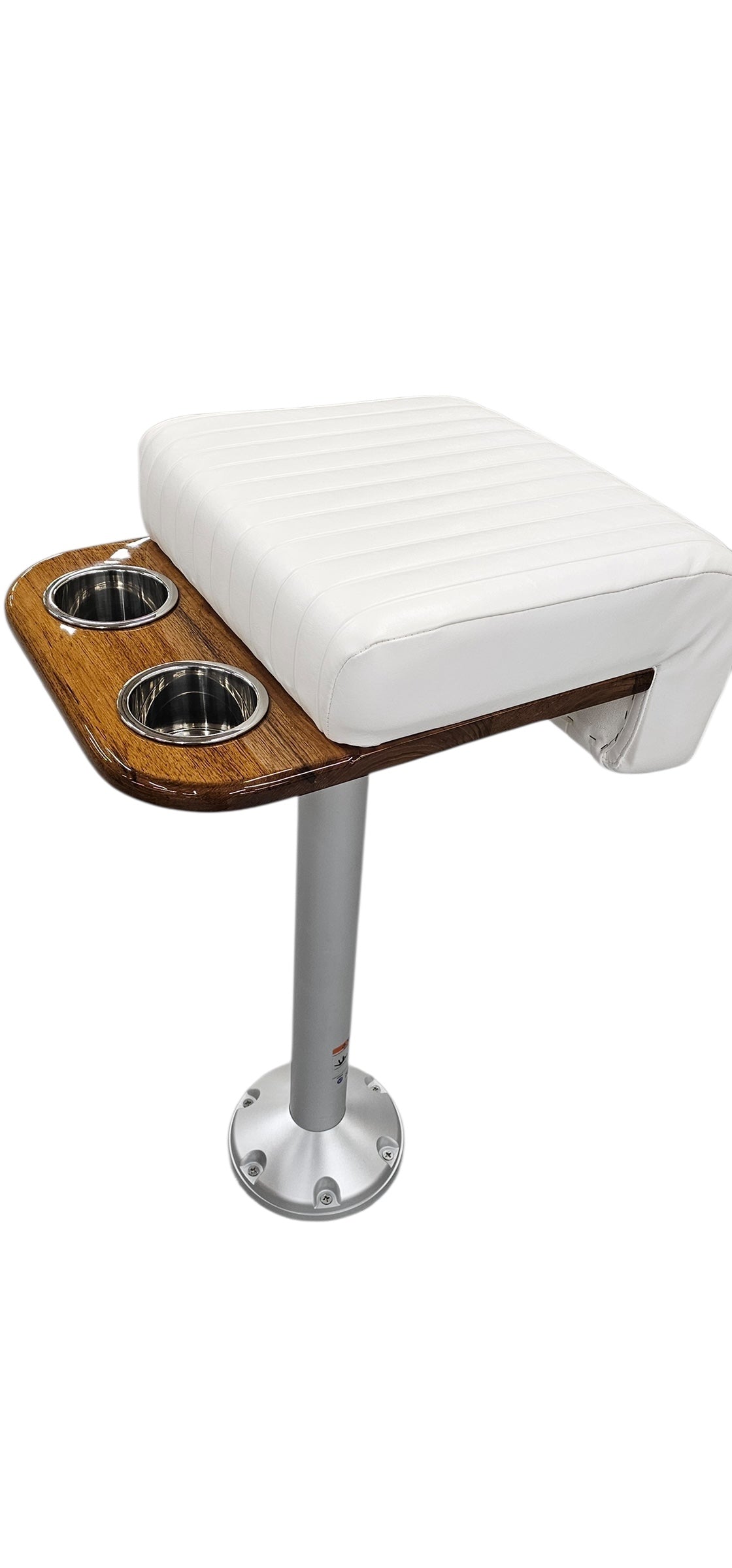 Teak Leaning Post Frame with Rod Holders