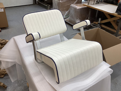 Starboard Leaning Post Frame with Permanent Backrest (LPBR)