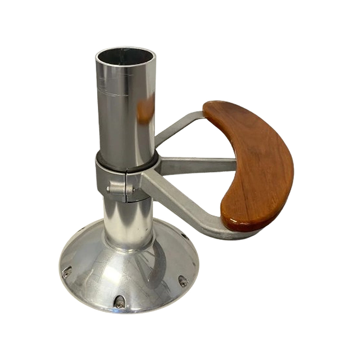 Custom Helm Seat Footrest – Teak Step Plate Gloss