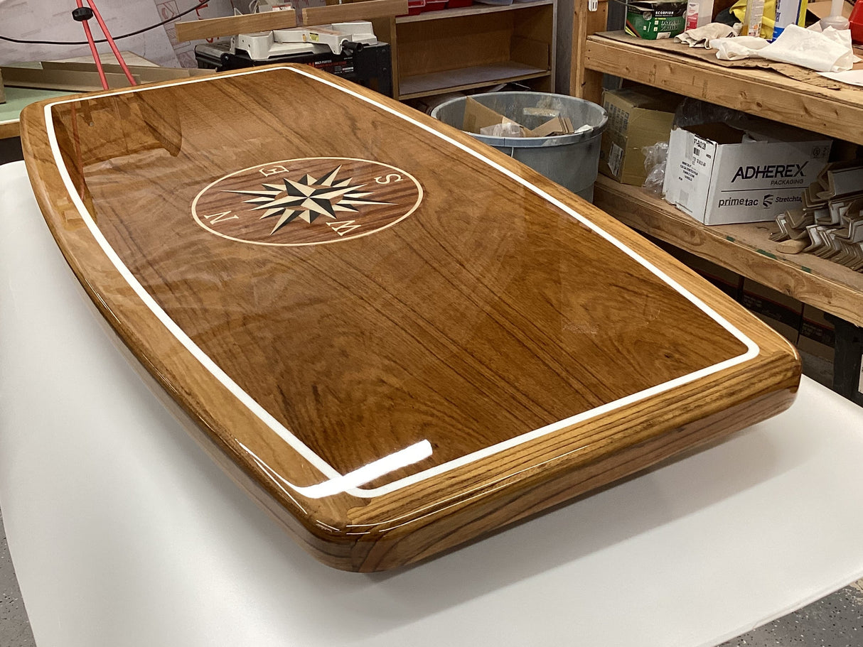 Table Top Curved Edge - Barrel Style