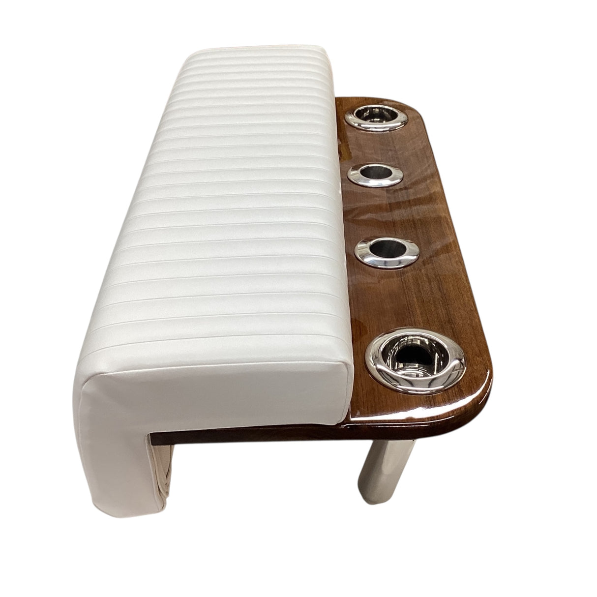 Teak Leaning Post Frame with Rod Holders