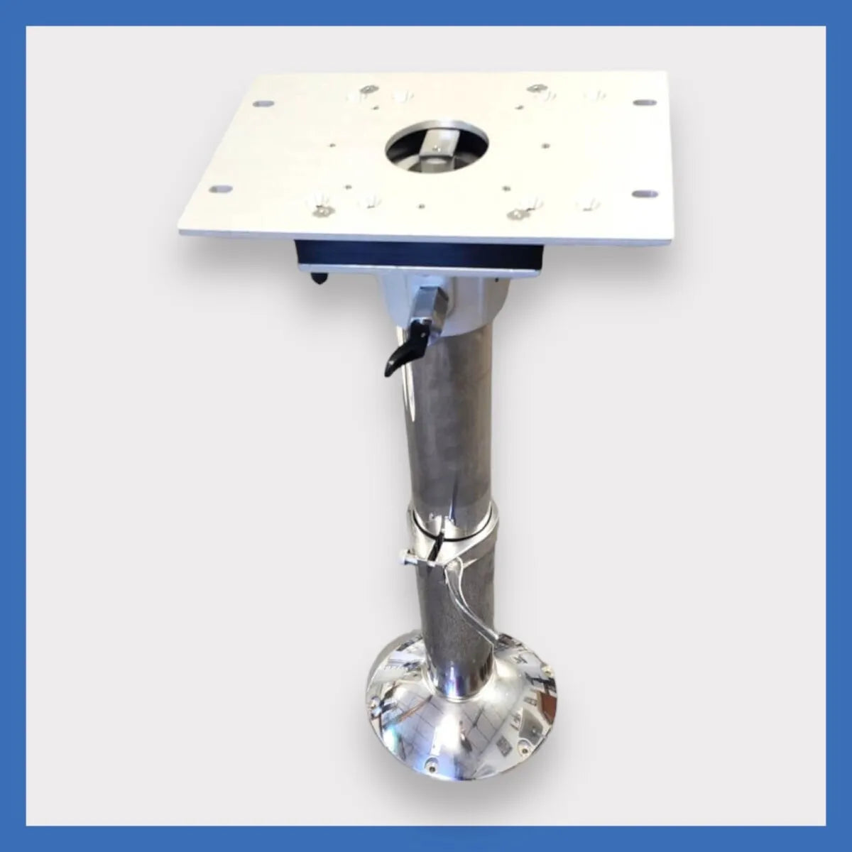 Pedestal, Stainless, 22-32″ Adj, 4″ Diameter