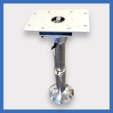 Pedestal, Stainless, 22-32″ Adj, 4″ Diameter