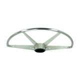 Footrest, Semi-Circular Stainless Steel 28″