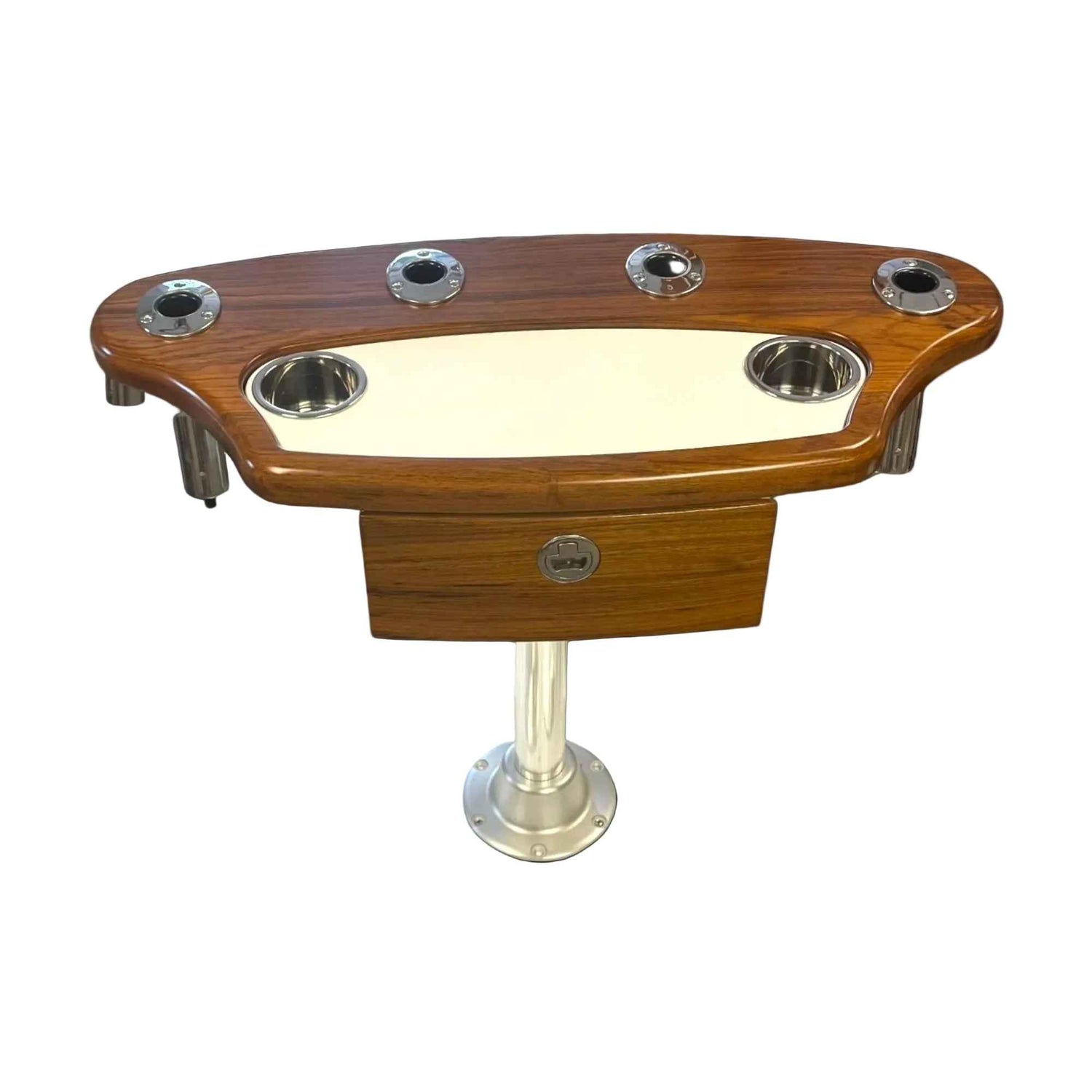 fishing rod holders for boats rocket launcher Teak 4 Rod Holder Rocket Launcher | Sportfishers