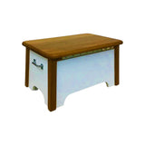 Teak Top Step Box Cabinet