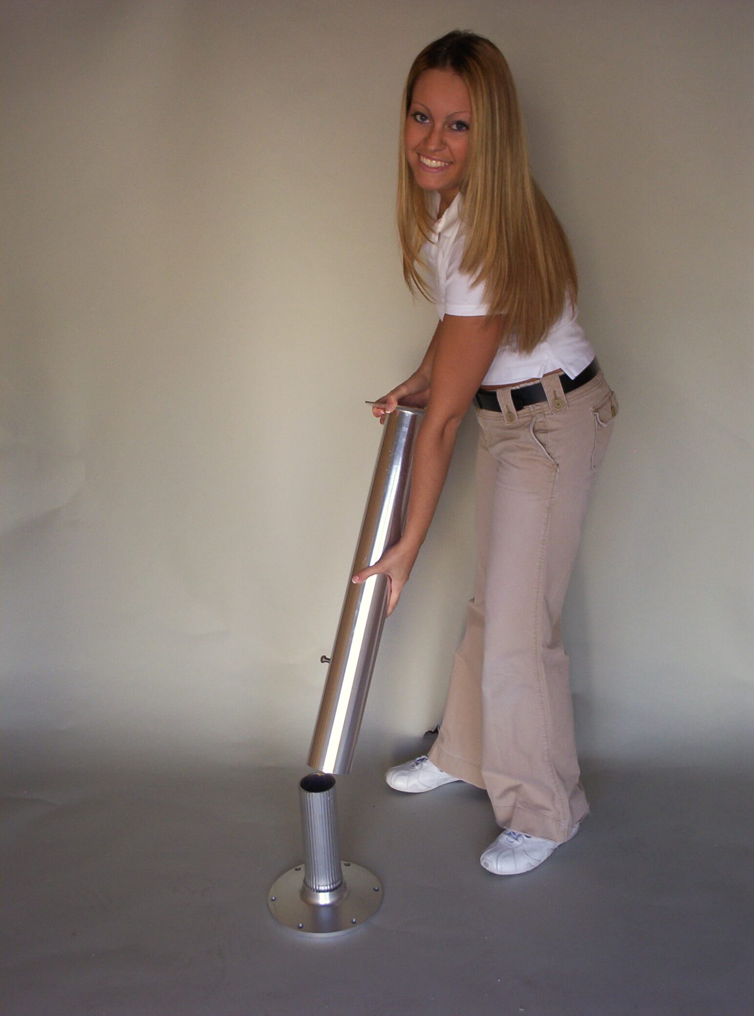 Aluminum 30" Slide Over Pedestal I Boat Pedestal I Arrigoni