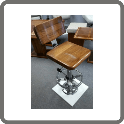 BSS T Teak Barstool Teak