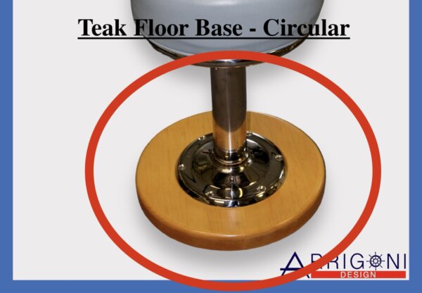 Teak Floor Base Circular