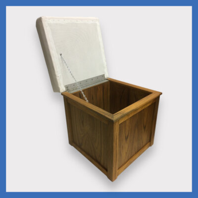 Teak Ottoman  Cover Ottoman With Fabric  Arrigoni Design