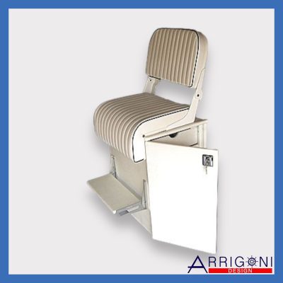 Single Wide Seat Locker Cabinet With Fold Down Seat