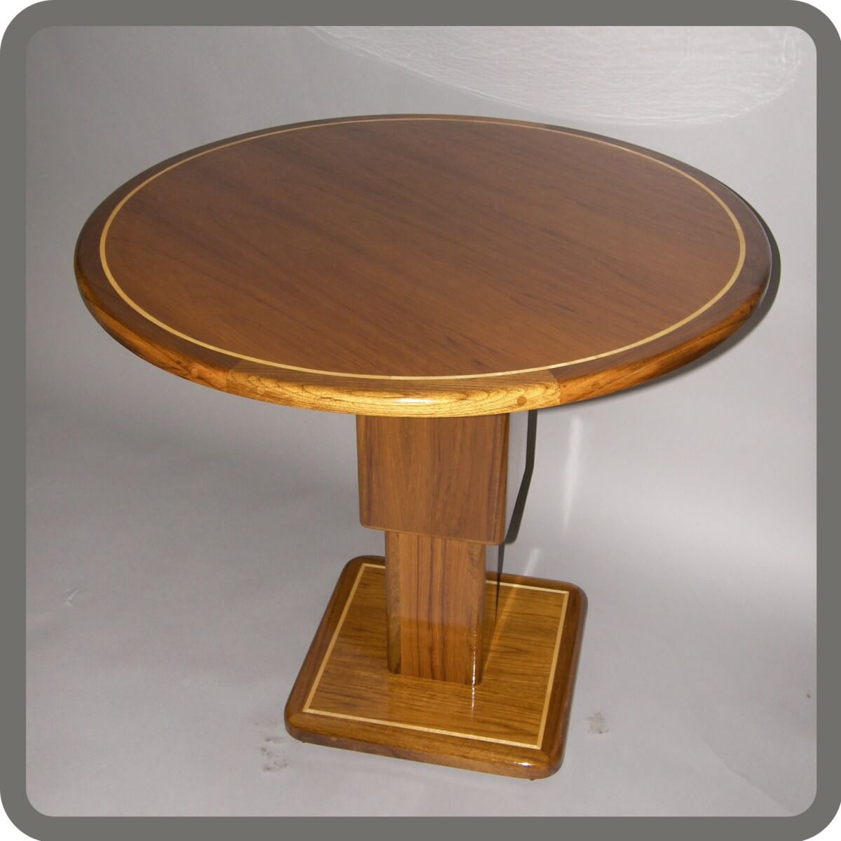Round Teak Table Top (ROUND) for Boats Arrigoni Design