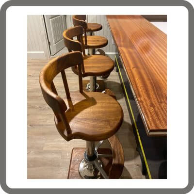 teak dowel back barstools 1 scaled